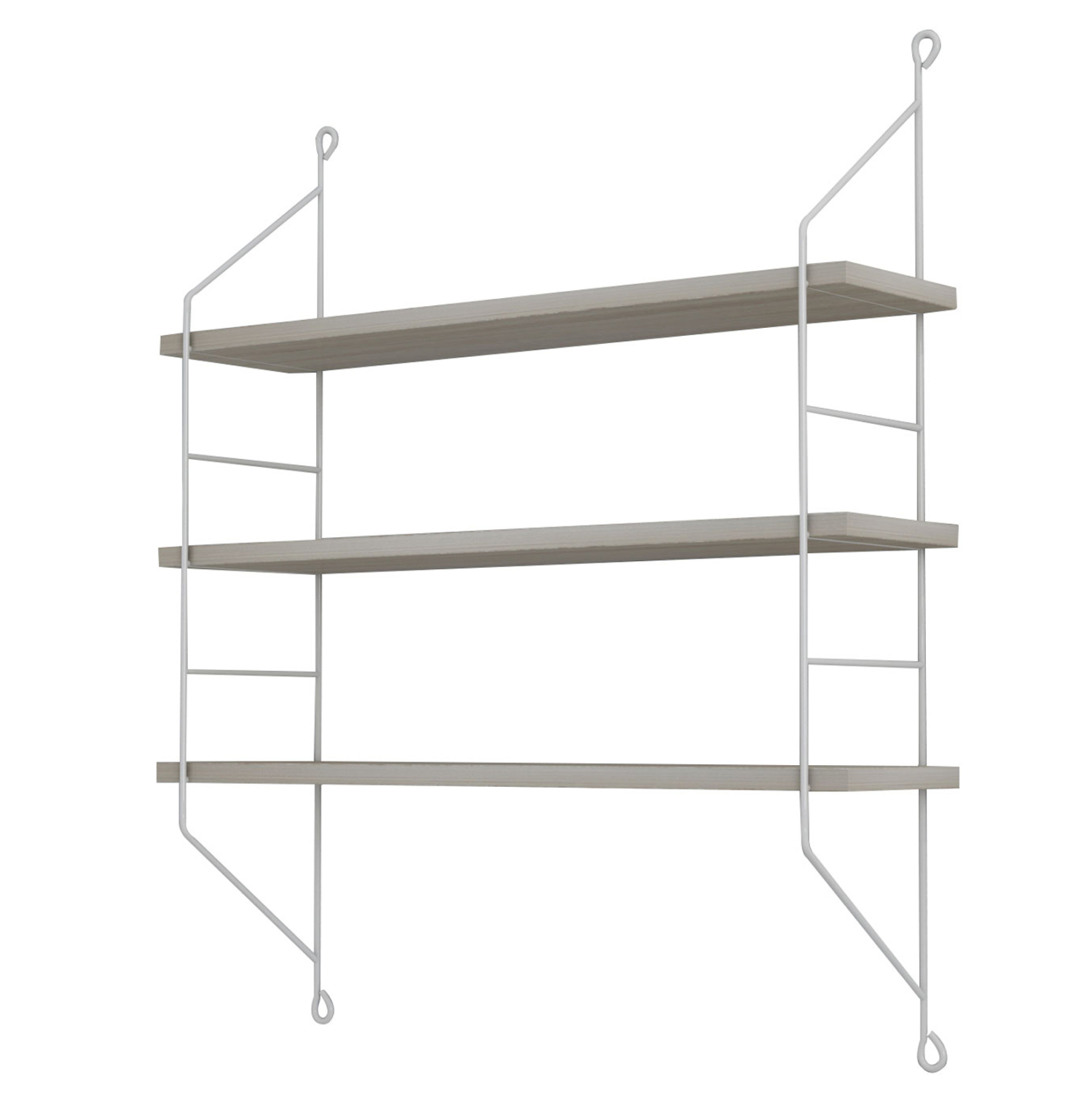 ΡΑΦΙΕΡΑ ΤΟΙΧΟΥ ACHALA ΜΕΛΑΜΙΝΗΣ FB99185.14 SONOMA 60x15x68Y εκ. - Image 4