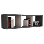 ΡΑΦΙΕΡΑ ΤΟΙΧΟΥ ΜΕΛΑΜΙΝΗΣ ΓΚΡΙ & ΛΕΥΚΟ FB99228.13 90x22x25