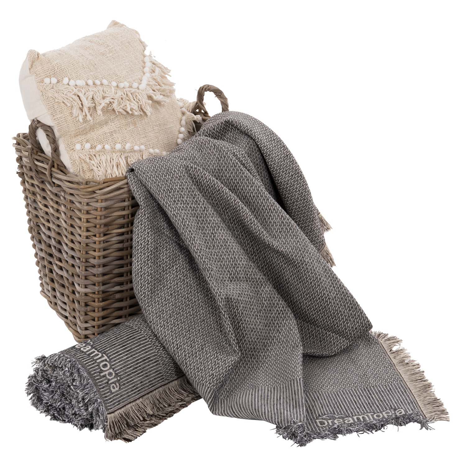 ΡΙΧΤΑΡΙ ME ΚΡΟΣΙΑ DREAMTOPIA FB912162.06 ΣΕ ΓΚΡΙ ΧΡΩΜΑ 245X170εκ. - Image 4