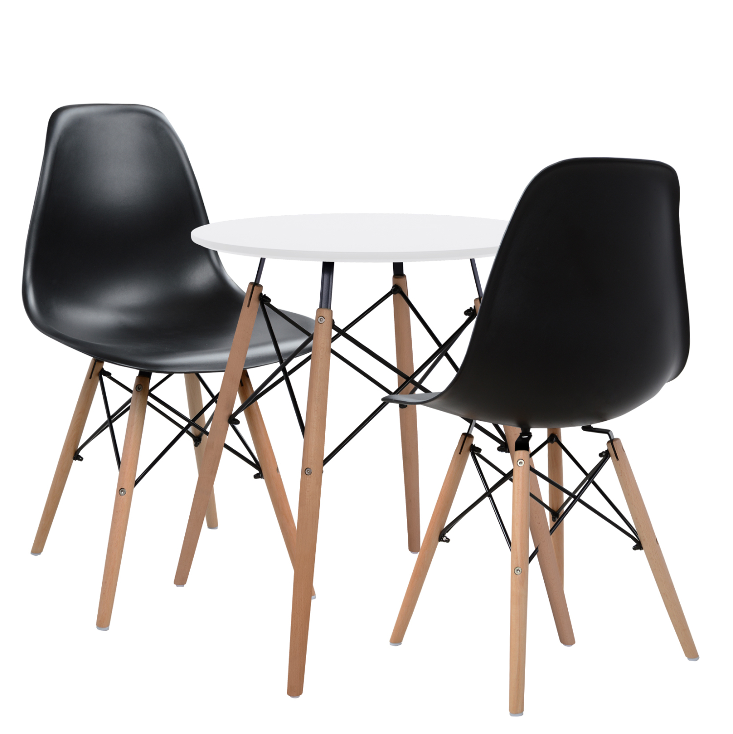 ΣΕΤ 3ΤΜΧ ΤΡΑΠΕΖΙ Φ60 & ΚΑΡΕΚΛΕΣ FB910307