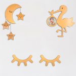 ΣΕΤ ΠΑΙΔΙΚΑ ΔΙΑΚΟΣΜΗΤΙΚΑ ΤΟΙΧΟΥ ΞΥΛΟ FB99207 50Χ35 εκ.