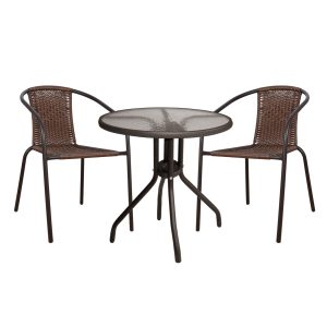 ΣΕΤ ΤΡΑΠΕΖΑΡΙΑΣ 3ΤΜΧ ΜΕ ΤΡΑΠΕΖΙ & ΚΑΡΕΚΛΕΣ CAMEL ΚΑΦΕ FB5180.02