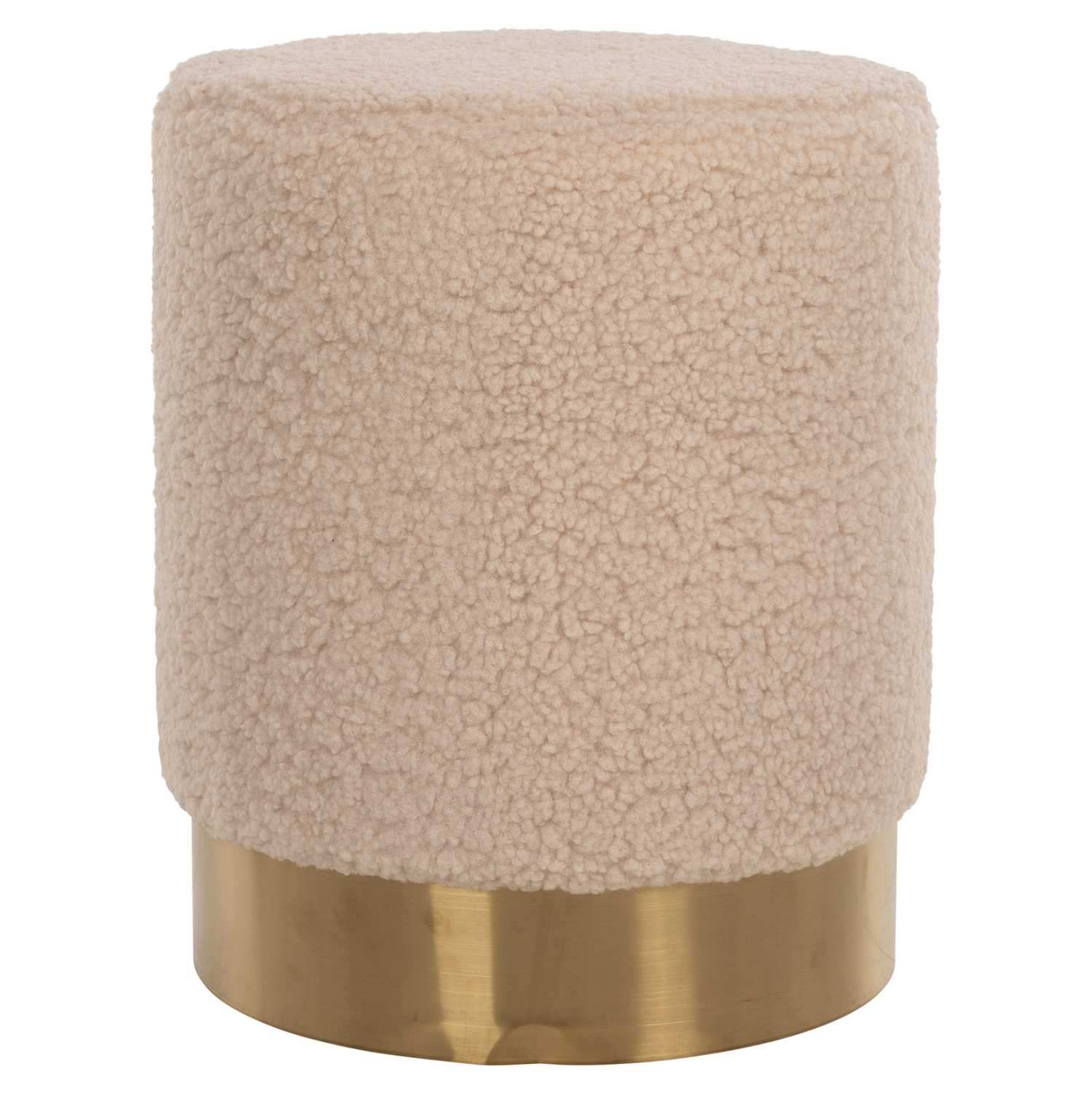 ΣΚΑΜΠΟ FB98408.20 ΜΠΟΥΚΛΕ ΥΦΑΣΜΑ ΕΚΡΟΥ ΜΕ ΧΡΥΣΗ ΒΑΣΗ Φ35x42Υ εκ. - Image 3