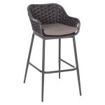 ΣΚΑΜΠΟ ΑΛΟΥΜΙΝΙΟΥ ΣΚΕΛΕΤΟΣ ΑΝΘΡΑΚΙ-ΣΧΟΙΝΙ ΚΑΦΕ 50x50x103Υεκ.FB95862.01