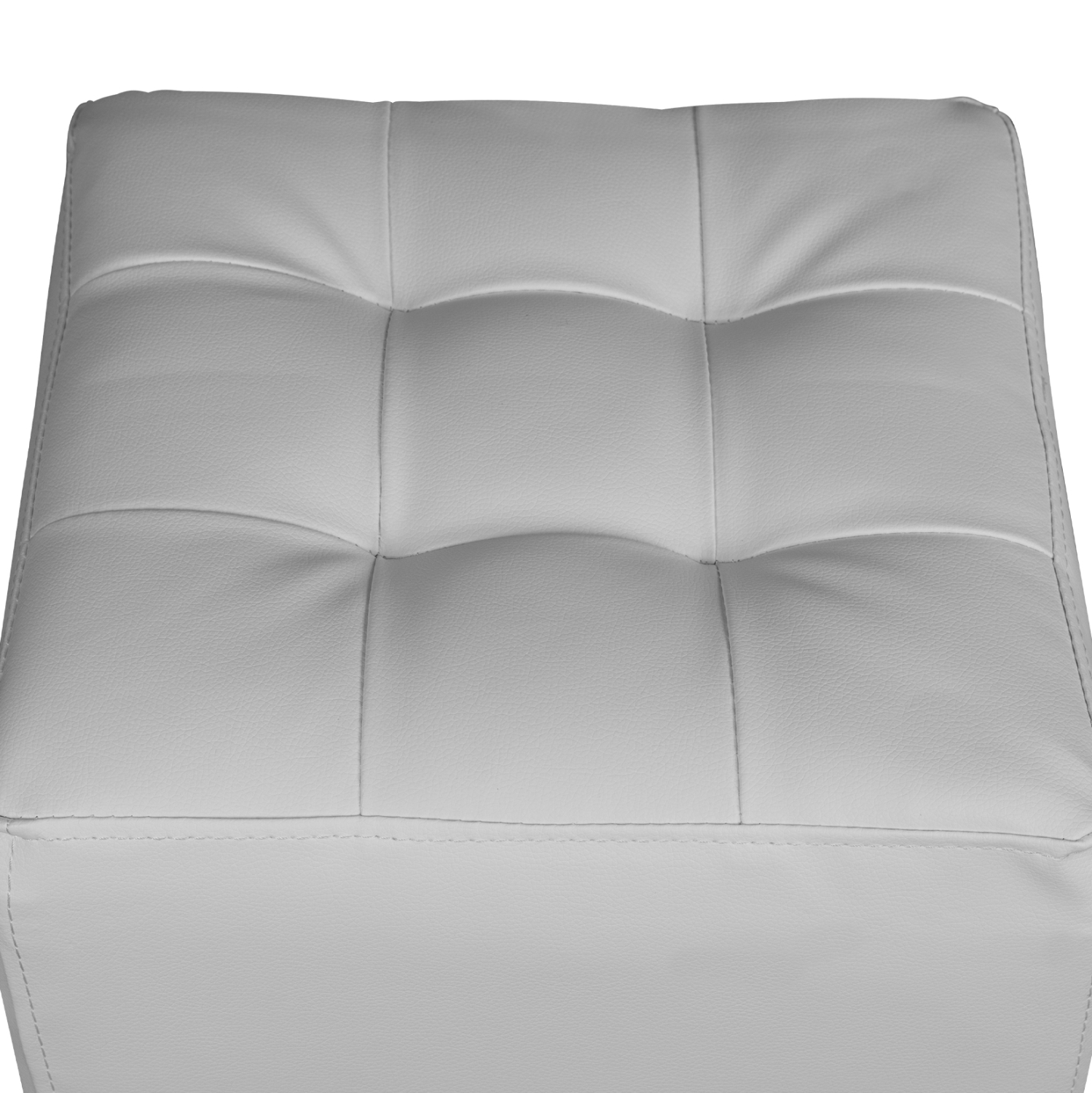 ΣΚΑΜΠΩ 37Χ37Χ35εκ ΜΕ PU ΛΕΥΚΟ PUNK FB9264.02 - Image 4