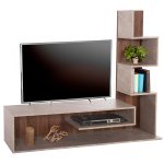 ΣΥΝΘΕΤΟ ΤΗΛΕΟΡΑΣΗΣ FB98908.14 ΜΕΛΑΜΙΝΗ ΓΚΡΙ STONE TEXTURE-ΦΥΣΙΚΟ 150x29