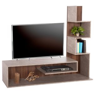 ΣΥΝΘΕΤΟ ΤΗΛΕΟΡΑΣΗΣ FB98908.14 ΜΕΛΑΜΙΝΗ ΓΚΡΙ STONE TEXTURE-ΦΥΣΙΚΟ 150x29