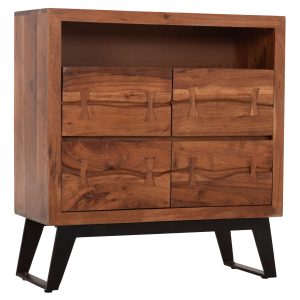 ΣΥΡΤΑΡΙΕΡΑ 3ΣΥΡΤΑΡΙΑ ΑΠΟ ΜΑΣΙΦ ΞΥΛΟ ΑΚΑΚΙΑΣ 80x35x86Υεκ. FB98474.11