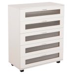 ΣΥΡΤΑΡΙΕΡΑ ΜΕΛΑΜΙΝΗΣ FB99881.03 5 ΣΥΡΤΑΡΙΑ-ΛΕΥΚΟ ΧΡΩΜΑ 80Χ40Χ100Υεκ