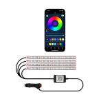 Σετ διακοσμητικός φωτισμός καμπίνας αυτοκινήτου LED με τηλεχειρισμό - D19203-P4 - 110853