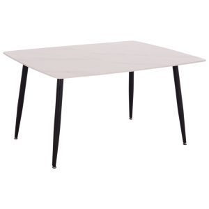 ΤΡΑΠΕΖΙ FB918149.01 ΚΕΡΑΜΙΚΟ TOP ΜΕ ΟΨΗ ΛΕΥΚΟ ΜΑΡΜΑΡΟ 140x80x74Υεκ.