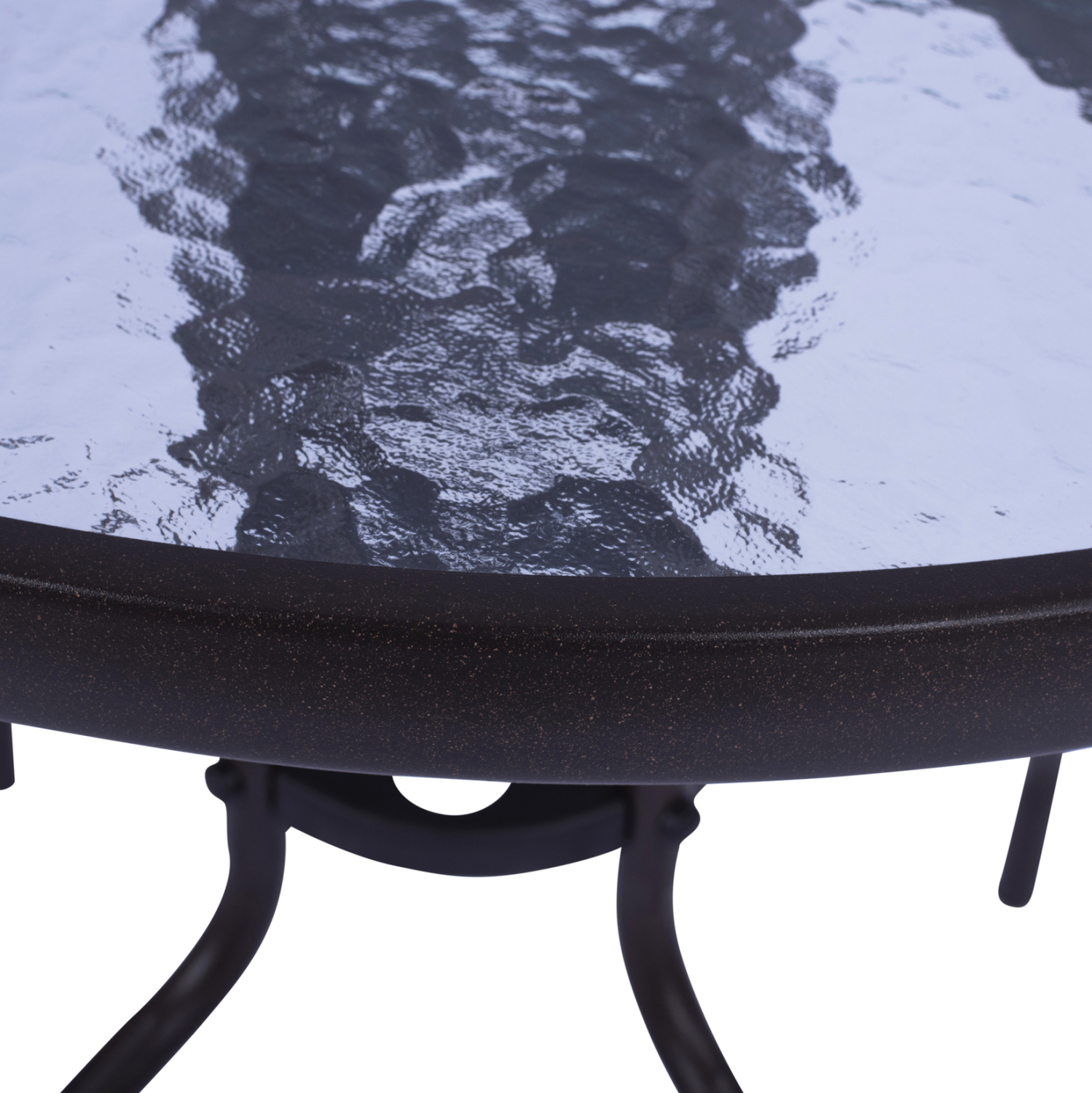 ΤΡΑΠΕΖΙ LIMA Φ70Χ70Υεκ. ΜΕΤΑΛΛΙΚΟ ΚΑΦΕ ΜΕ ΓΥΑΛΙΝΗ ΕΠΙΦΑΝΕΙΑ FB5146.02 - Image 4