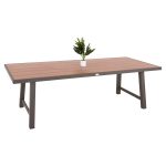 ΤΡΑΠΕΖΙ ΑΛΟΥΜΙΝΙΟΥ FB96060.04 ΣΑΜΠΑΝΙ ΜΕ ΕΠΙΦΑΝΕΙΑ ΑΠΟΜΙΜΗΣΗΣ ΞΥΛΟΥ 240Χ105Χ75Υεκ.