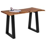 ΤΡΑΠΕΖΙ ΚΟΝΣΟΛΑ 4εκ.ΠΑΧΟΣ ΜΑΣΙΦ ΞΥΛΟ ΑΚΑΚΙΑΣ ΦΥΣΙΚΟ FB98339.11 130x45x78Y εκ.