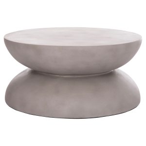 ΤΡΑΠΕΖΙ ΣΑΛΟΝΙΟΥ FB918158.03 FIBER CEMENT ΣΕ ΓΚΡΙ--Φ92x44.5Υεκ