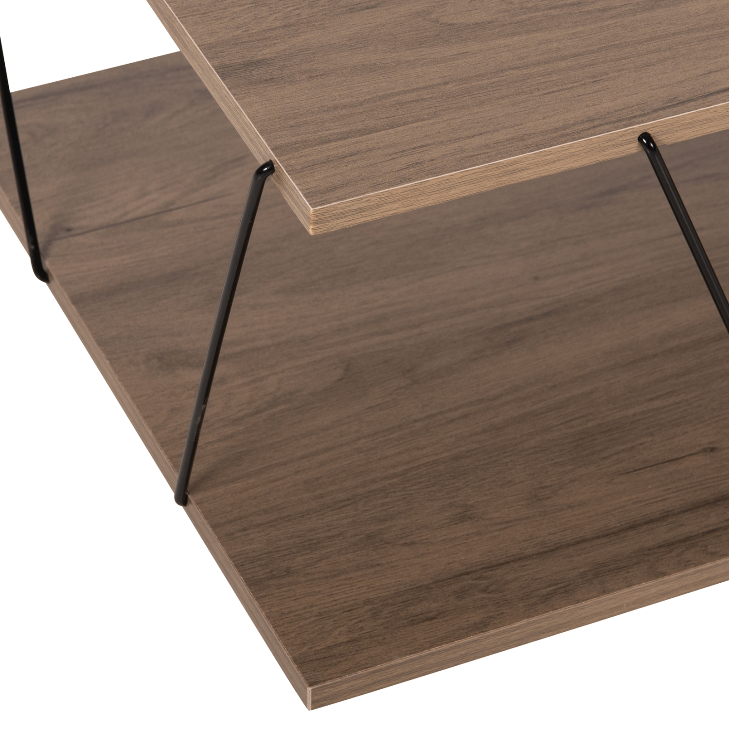 ΤΡΑΠΕΖΙ ΣΑΛΟΝΙΟΥ FB98927.12 ΚΑΡΥΔΙ ΜΕ ΜΑΥΡΕΣ ΜΕΤΑΛΛΙΚΕΣ ΒΕΡΓΕΣ 120Χ50Χ30Yεκ. - Image 4