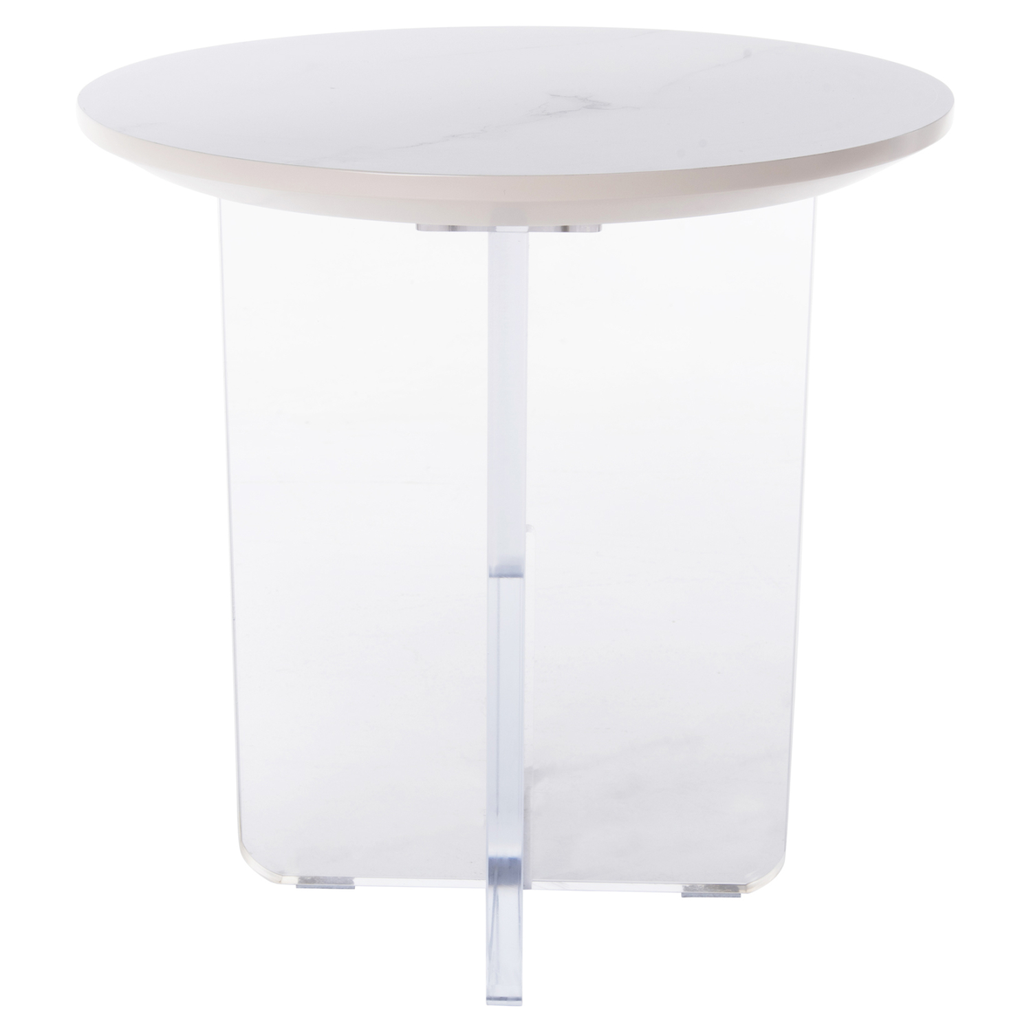 ΤΡΑΠΕΖΙ ΣΑΛΟΝΙΟΥ FB99779.01 HPL ΛΕΥΚΟ ΜΑΡΜΑΡΟ-ΑΚΡΥΛΙΚΟ ΠΟΔΙ Φ40x41Υεκ. - Image 4