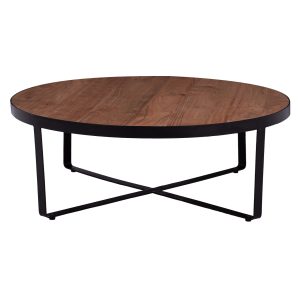 ΤΡΑΠΕΖΙ ΣΑΛΟΝΙΟΥ ΑΠΟ ΜΑΣΙΦ ΞΥΛΟ ΑΚΑΚΙΑΣ FB98461.11 Φ100x36Υ εκ.