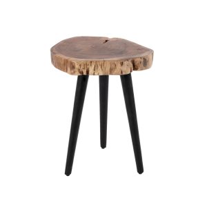 ΤΡΑΠΕΖΙ ΣΑΛΟΝΙΟΥ ΒΟΗΘΗΤΙΚΟ ΑΠΟ ΜΑΣΙΦ ΞΥΛΟ ΑΚΑΚΙΑΣ FB98364.11 Φ40x49.5Υ εκ.