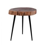 ΤΡΑΠΕΖΙ ΣΑΛΟΝΙΟΥ ΒΟΗΘΗΤΙΚΟ ΑΠΟ ΜΑΣΙΦ ΞΥΛΟ ΑΚΑΚΙΑΣ Φ29 33x47Υεκ. FB98369.11