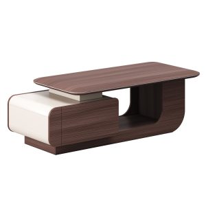 ΤΡΑΠΕΖΙ ΣΑΛΟΝΙΟΥ ΓΡΑΦΕΙΟΥ FB92150 ΜΕΛΑΜΙΝΗ ΚΑΡΥΔΙ-ΜΠΕΖ 140x60x45Υεκ