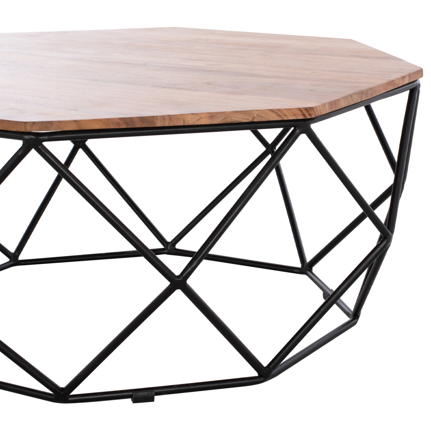 ΤΡΑΠΕΖΙ ΣΑΛΟΝΙΟΥ ΜΕ ΞΥΛΟ ΑΚΑΚΙΑΣ FB98777.11 Φ82x40 εκ. - Image 3