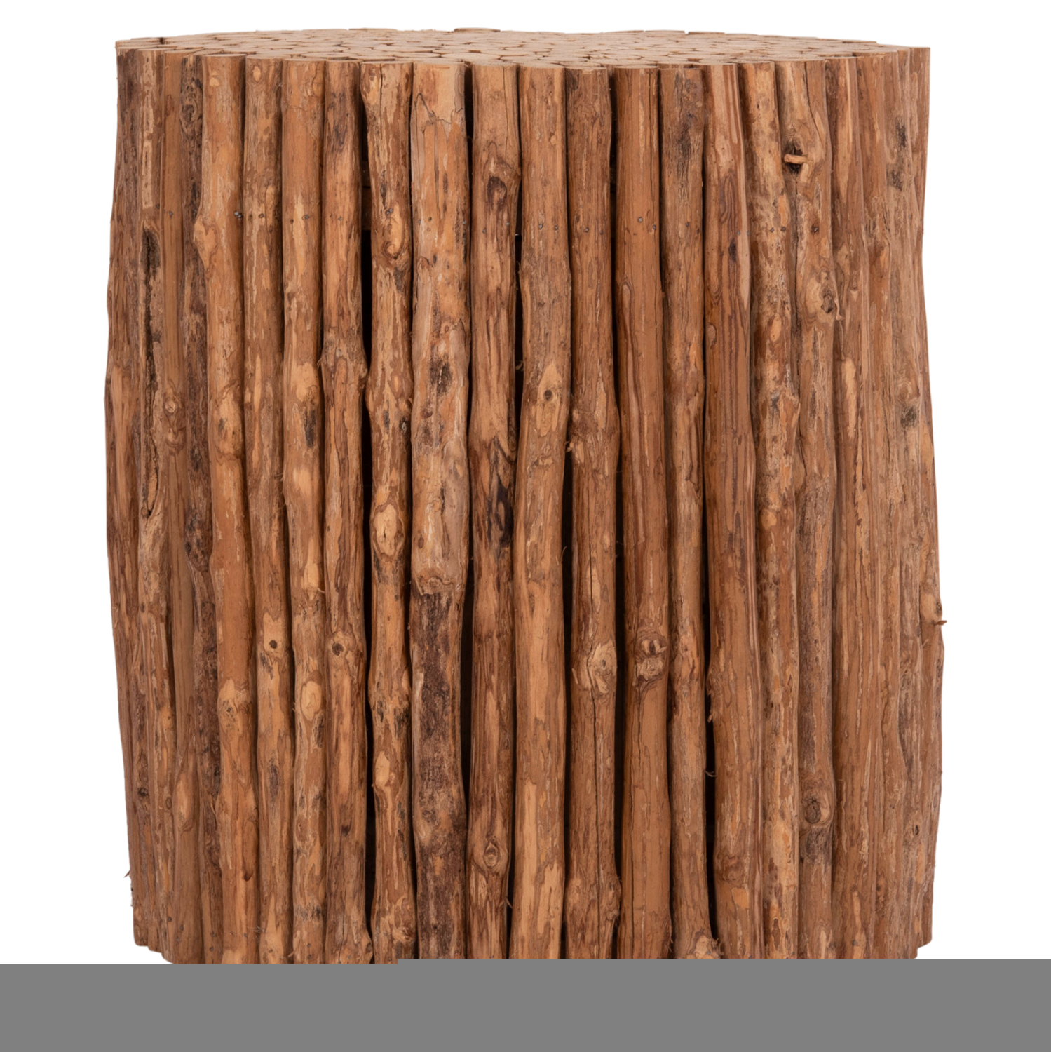 ΤΡΑΠΕΖΙ ΣΑΛΟΝΙΟΥ ΣΤΡΟΓΓΥΛΟ FB94443 DRIFTWOOD ΣΕ ΦΥΣΙΚΟ ΧΡΩΜΑ Φ36x40Υεκ - Image 3