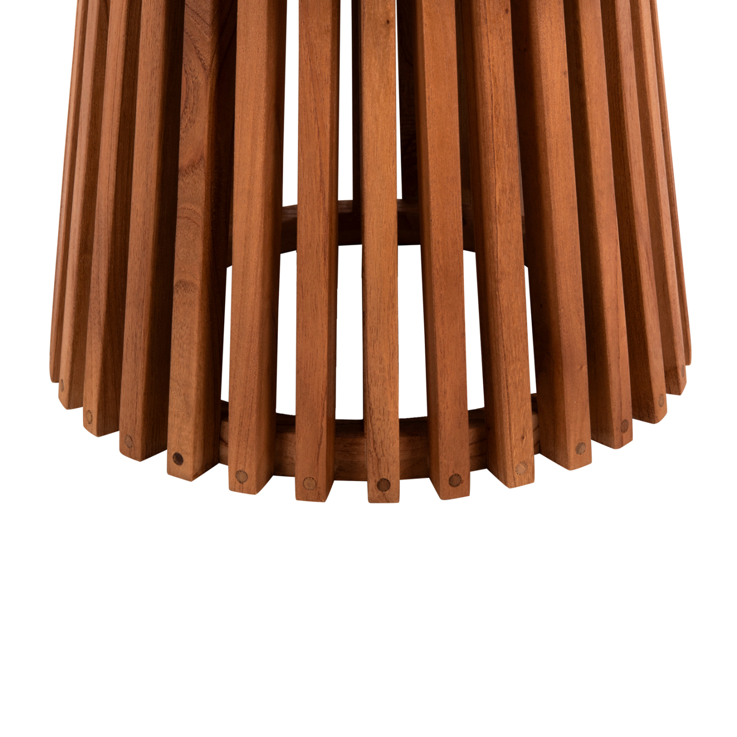 ΤΡΑΠΕΖΙ ΣΑΛΟΝΙΟΥ ΣΤΡΟΓΓΥΛΟ FB99387.11 ΜΑΣΙΦ MINDI ΞΥΛΟ-ΦΥΣΙΚΟ Φ80X45Υεκ. - Image 3