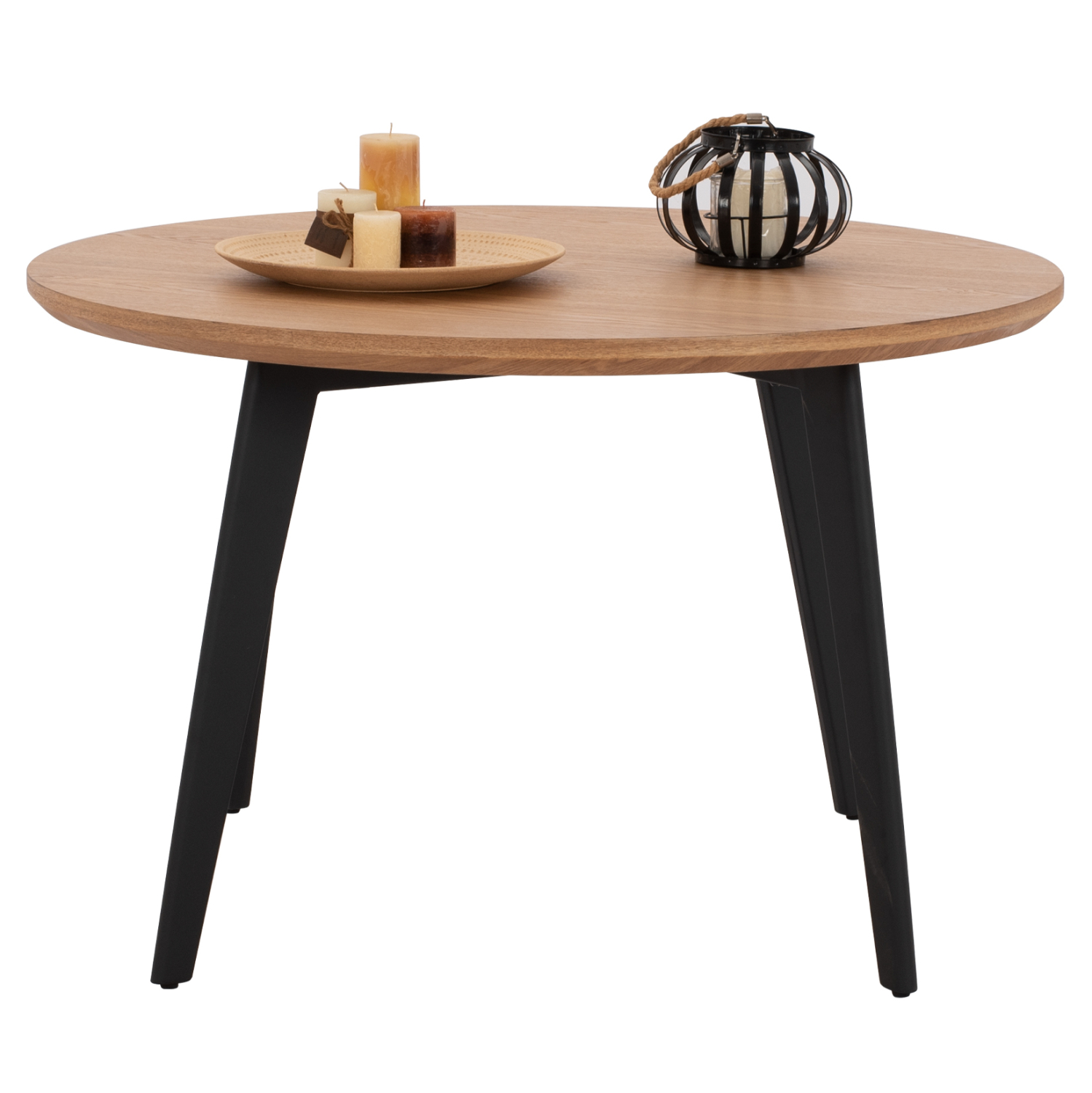 ΤΡΑΠΕΖΙ ΤΡΑΠΕΖΑΡΙΑΣ ΣΤΡΟΓΓΥΛΟ ΜΕ ΚΑΠΛΑΜΑ ΔΡΥΟΣ ΣΕ ΣΤΥΛ ΡΟΥΣΤΙΚ Φ120x75Yεκ.FB99306.01 - Image 3