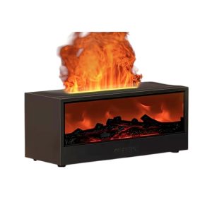 Υγραντήρας χώρου με εφέ φλόγας - 626286 - Black