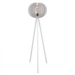 ΦΩΤΙΣΤΙΚΟ ΔΑΠΕΔΟΥ ΞΥΛΙΝΟ ΜΕ ΛΕΥΚΟ ΚΑΠΕΛΟ ΑΠΟ MDF FB97375.01 Φ36x145Υ εκ.