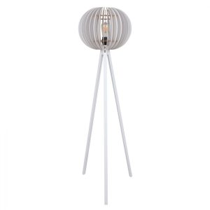 ΦΩΤΙΣΤΙΚΟ ΔΑΠΕΔΟΥ ΞΥΛΙΝΟ ΜΕ ΛΕΥΚΟ ΚΑΠΕΛΟ ΑΠΟ MDF FB97375.01 Φ36x145Υ εκ.