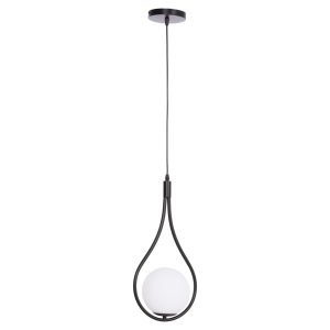 ΦΩΤΙΣΤΙΚΟ ΟΡΟΦΗΣ FB97503.11 ΜΕΤΑΛΛΟ ΣΕ ΜΑΥΡΟ-ΛΕΥΚΟΣ ΓΛΟΜΠΟΣ 23