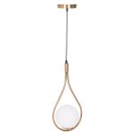 ΦΩΤΙΣΤΙΚΟ ΟΡΟΦΗΣ FB97503.12 ΜΕΤΑΛΛΟ ΣΕ ΧΡΥΣΟ-ΛΕΥΚΟΣ ΓΛΟΜΠΟΣ 23