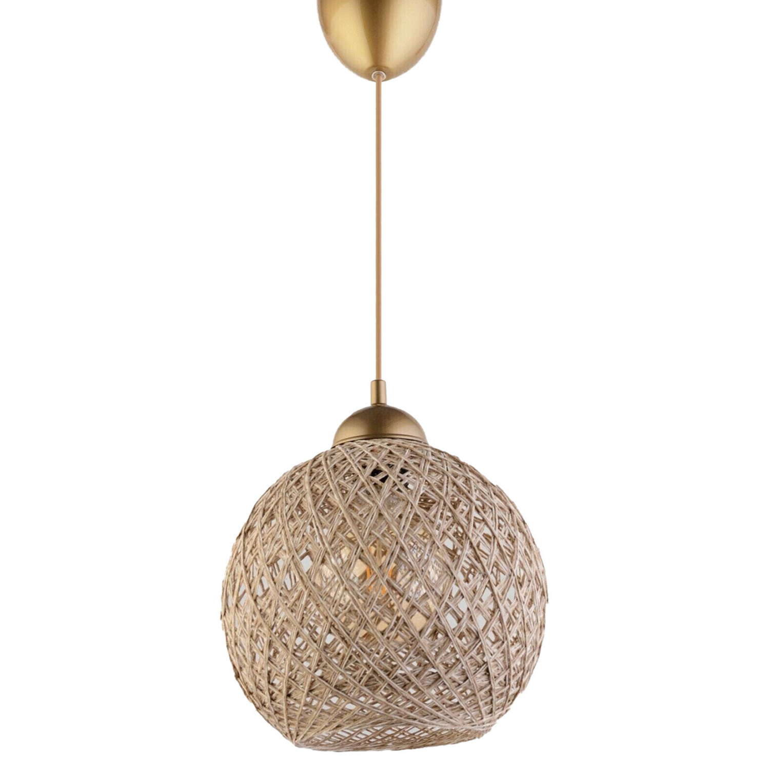 ΦΩΤΙΣΤΙΚΟ ΟΡΟΦΗΣ ΕΣΩΤΕΡΙΚΟΥ ΧΩΡΟΥ ΚΡΕΜΑΣΤΟ FB97352.04 ΑΠΟ ΣΧΟΙΝΙ ΜΠΕΖ Φ22x55Υ εκ.