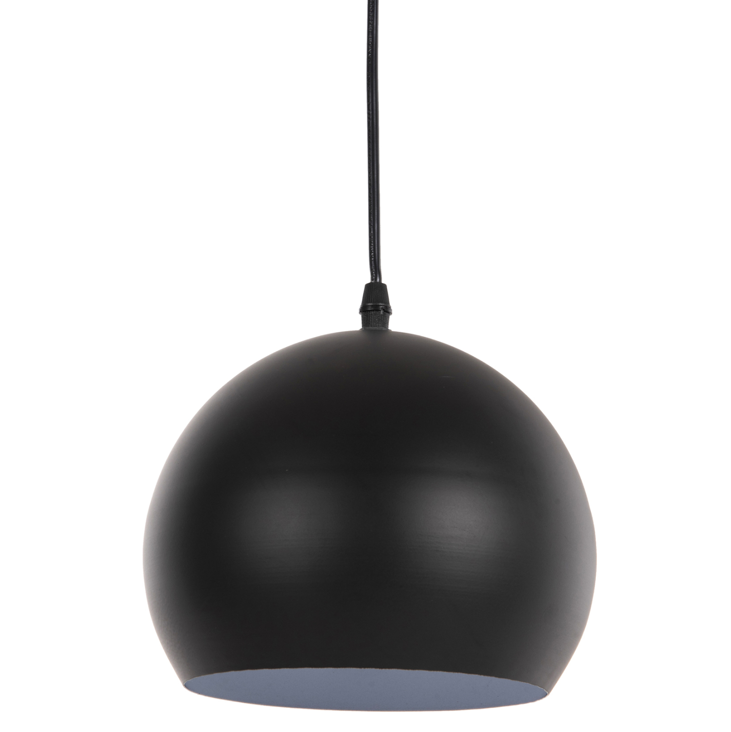 ΦΩΤΙΣΤΙΚΟ ΟΡΟΦΗΣ ΚΡΕΜΑΣΤΟ FB94107 ΜΑΥΡΟ ΜΕΤΑΛΛΙΚΟ ΚΑΠΕΛΟ 19x19x115Υ εκ. - Image 4