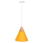 ΦΩΤΙΣΤΙΚΟ ΟΡΟΦΗΣ ΚΡΕΜΑΣΤΟ FB94146 ΚΙΤΡΙΝΟ ΜΕΤΑΛΛΙΚΟ ΚΑΠΕΛΟ Φ25x125Υεκ.