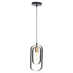 ΦΩΤΙΣΤΙΚΟ ΟΡΟΦΗΣ ΚΡΕΜΑΣΤΟ FB97537.11 ΜΑΥΡΟ ΜΕΤΑΛΛΟ-ΧΡΥΣΟ ΝΤΟΥΙ 15