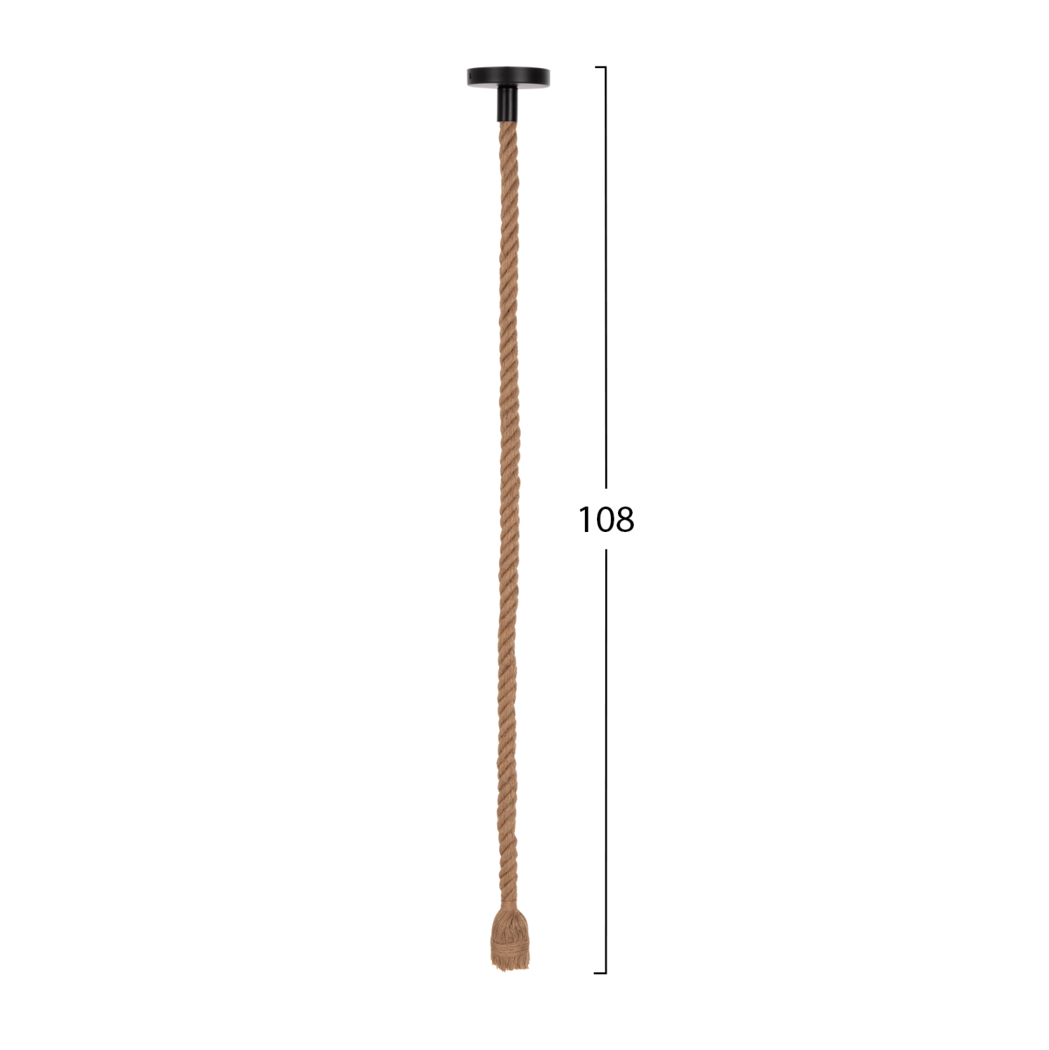 ΦΩΤΙΣΤΙΚΟ ΟΡΟΦΗΣ ΚΡΕΜΑΣΤΟ ΜΕ ΛΑΜΠΤΗΡΑ FB911927.02--ΣΧΟΙΝΙ 1m ΠΑΧΟΥΣ 2cm-ΝΤΟΥΙ Ε27 - Image 4