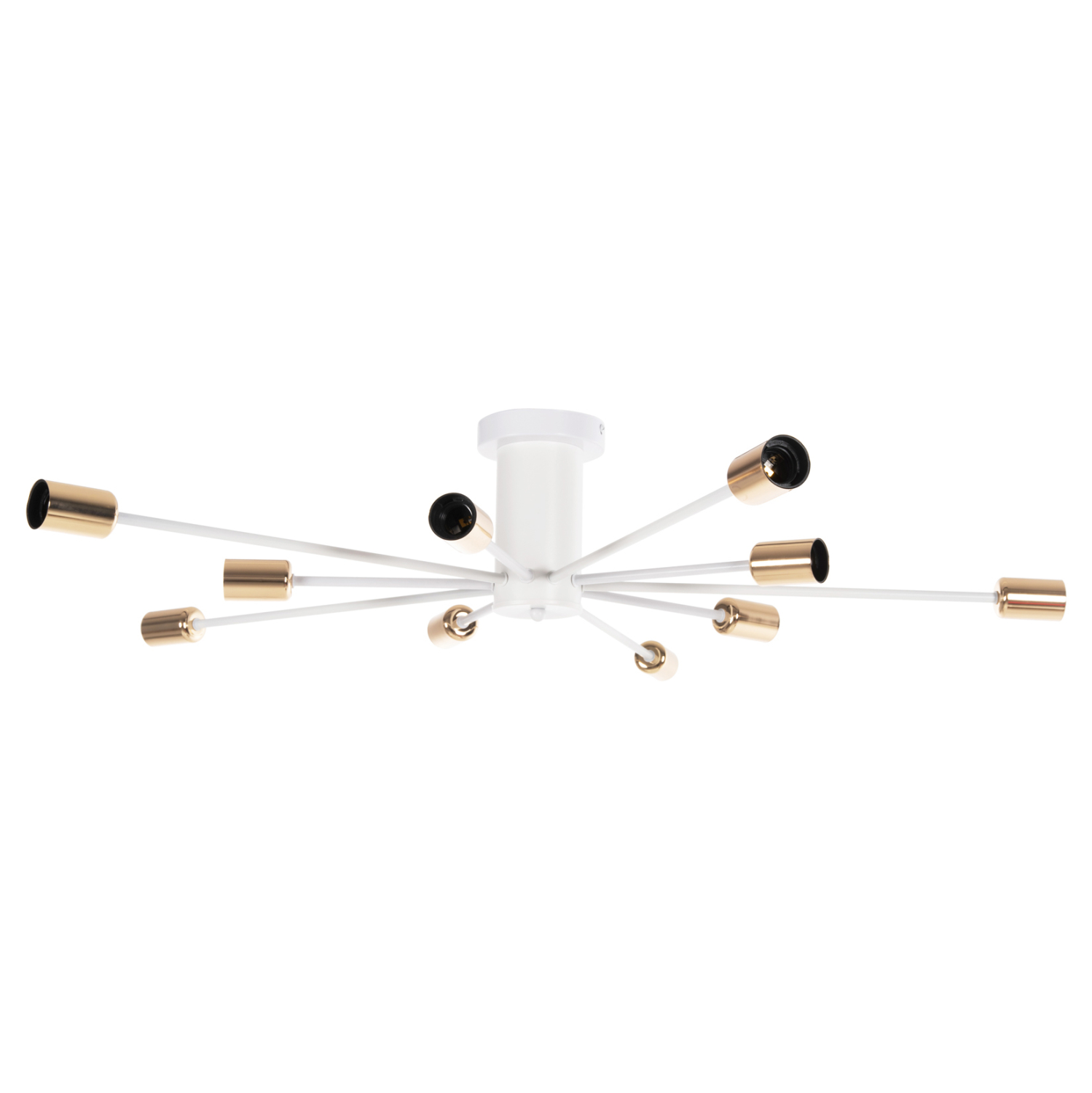 ΦΩΤΙΣΤΙΚΟ ΟΡΟΦΗΣ ΚΡΕΜΑΣΤΟ ΠΟΛΥΦΩΤΟ FB94122 ΛΕΥΚΟ ΜΕΤΑΛΛΟ 18,5Υ εκ. - Image 3