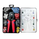 Σετ Αυτορυθμιζόμενη Πρέσα Ακροδεκτών Με 1200 Ακροδέκτες 0.25-10mm² HSC8 6-4A - Adjustable Square Ferrule Wire Crimpers 013153