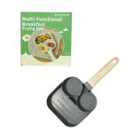 Synamore Τηγάνι Με 3 Θέσεις 17x17cm - Multi-Functional Breakfast Frying Pan 0248015