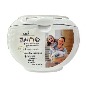 Πρόκειται για ένα συμπυκνωμένο απορρυπαντικό ρούχων σε μορφή κάψουλας