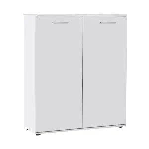 Ντουλάπι - παπουτσοθήκη 24 ζευγών Ultra Megapap δίφυλλο χρώμα λευκό 91x35x108εκ.