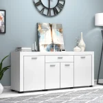 Μπουφές Joseph Megapap χρώμα λευκό 177x40x76εκ.