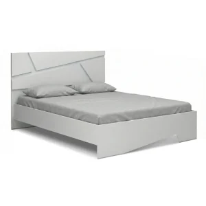 Κρεβάτι Efes Megapap χρώμα λευκό 160x200εκ.