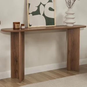 Κονσόλα Sira Megapap χρώμα καρυδί 150x35x75εκ.