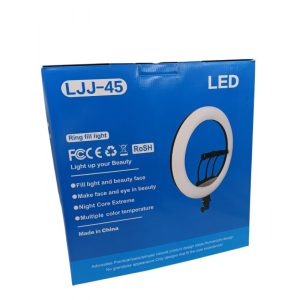 Επαγγελματικό φωτιστικό LED δαχτυλίδι 45cm με τηλεχειριστήριο και επιλογή 3 χρωμάτων. Ιδανικό για επαγγελματίες αισθητικής ιατρικής