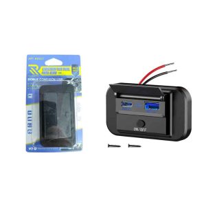 <p data-start="102" data-end="366">Διπλός φορτιστής USB για αυτοκίνητο με ενσωματωμένο διακόπτη On Off