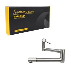 <p data-start="128" data-end="461">Αναδιπλούμενη βρύση τοίχου κουζίνας κατασκευασμένη από ανοξείδωτο ατσάλι υψηλής ποιότητας